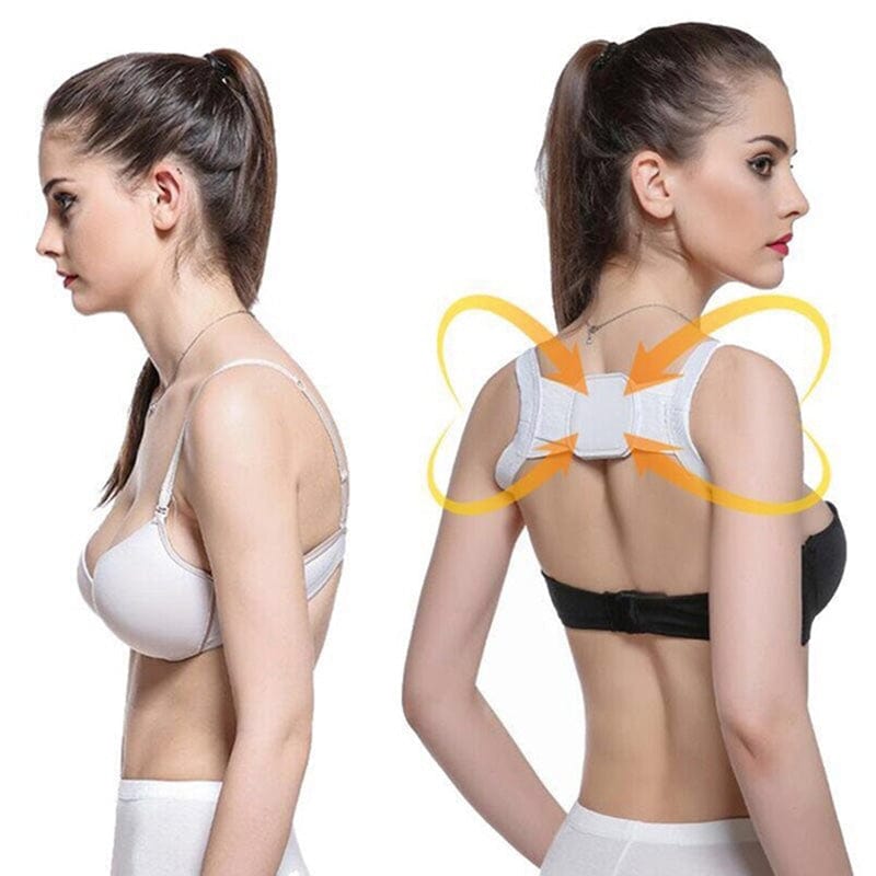 BackInline posture corrector front view – posture brace for back pain relief